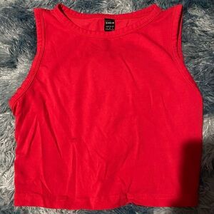 SHEIN Bold Red Tank Top